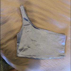 One Shoulder Crop Top